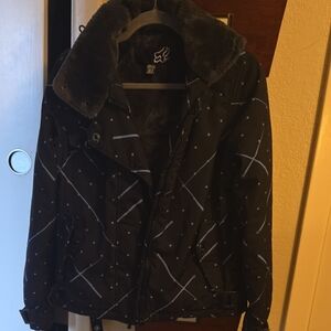 Fox Black Ski & Snow Jacket